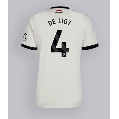 Dres Manchester United Matthijs de Ligt #4 Rezervni 2024-25 Kratak Rukav Dres Manchester United Matthijs de Ligt #4 Rezervni 2024-25 Kratak Rukav